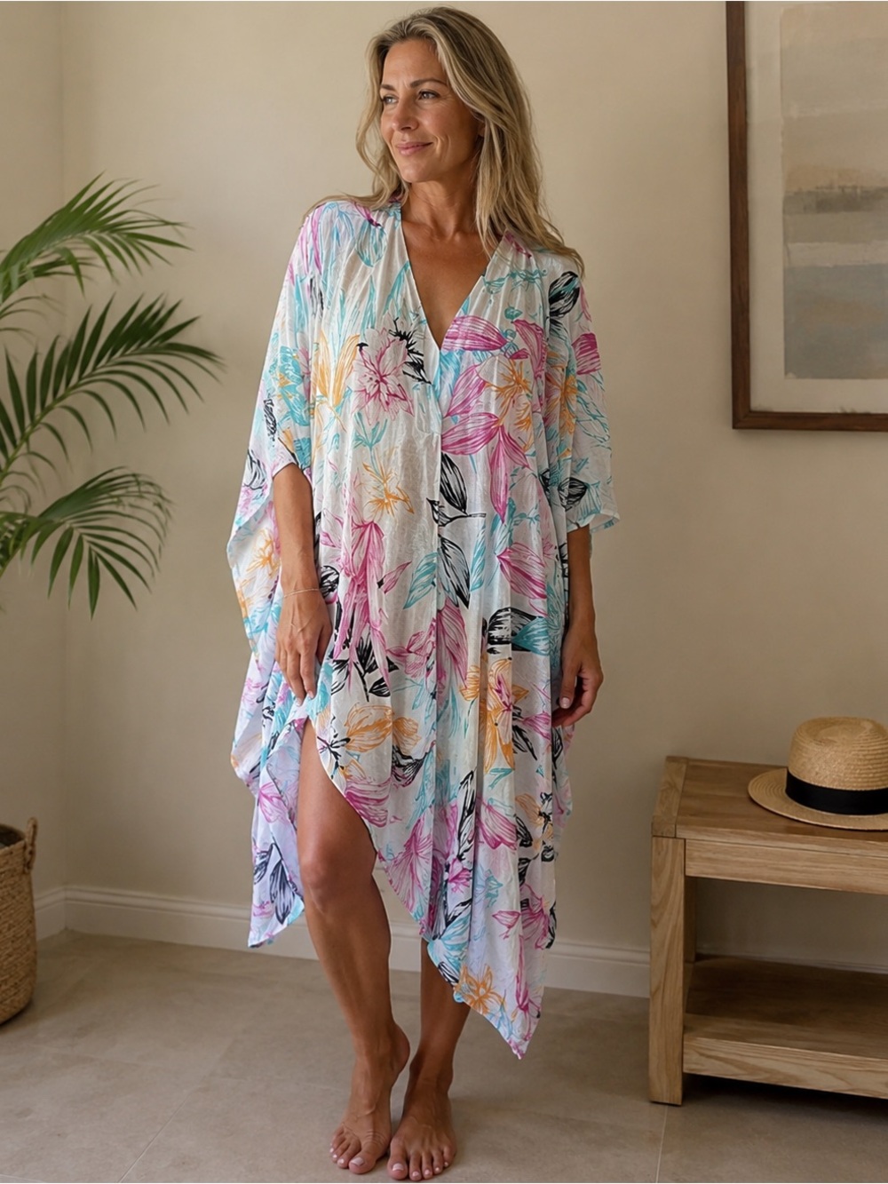 C & C California Swimsuit Cover Up OS NWT